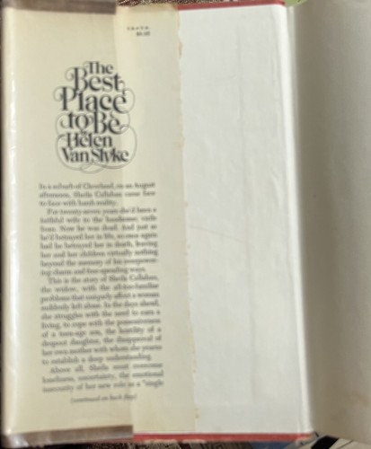 The Best Place to Be. Helen Van Slyke.1976.First Edition - Picture 6 of 8