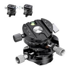 New Leofoto G2 GEAR HEAD 3 In 1 Panoramic Geared Ball head Tripod Head BlackPaie