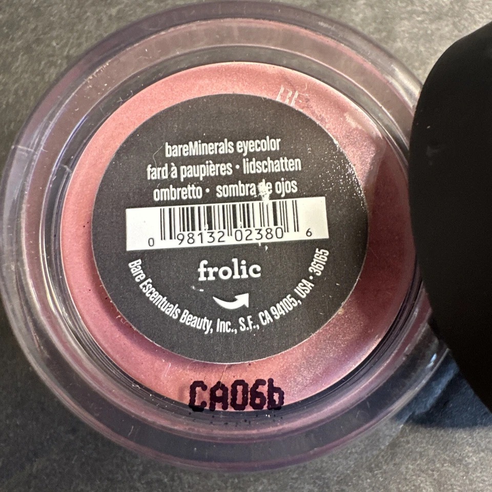 Bare Minerals FROLIC  Eyeshadow .57g Loose Powder Eye Color Sealed NEW - Image 2 of 3