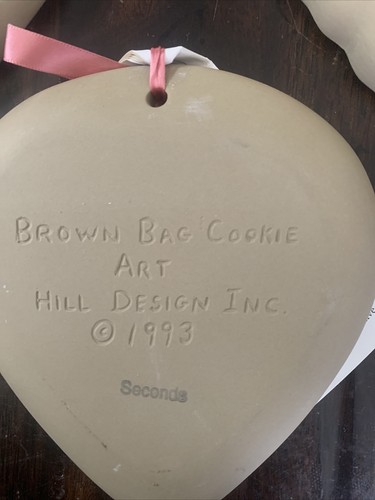 Vintage BROWN BAG Cookie Art Cookie Mold Hearts and Flowers, Doves lot of 3 - Picture 8 of 11