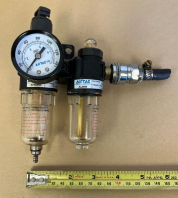 AIRTAC WATER SEPARATOR FILTER AFR2000 AL2000 W/ GAGE AIRTAC 10