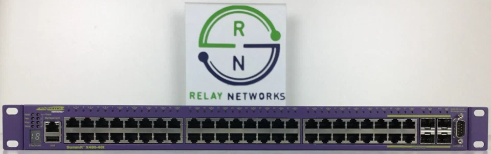 Extreme Networks 16301 X480-48T VIM2-10G4X 16312 Adv Edge 2x 10917 AC power - Image 4 of 4