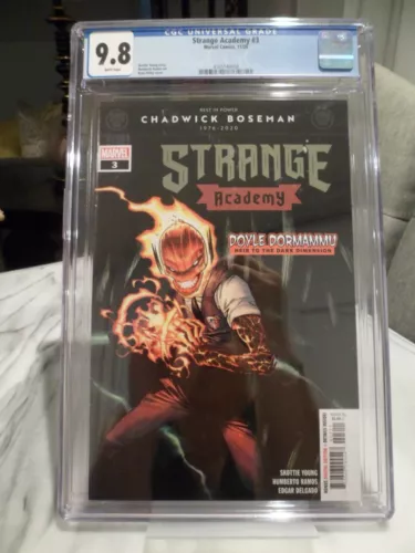 Strange Academy #3 CGC 9.8 Marvel 2020 Skottie Young White Pages