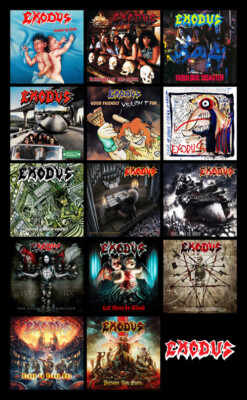 EXODUS album discography magnet (3.75