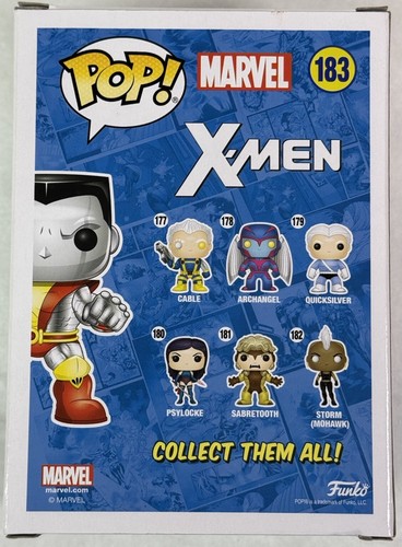 New Funko Pop! Marvel X-Men 183 Colossus Comikaze Exclusive Vinyl Figure - Picture 3 of 6