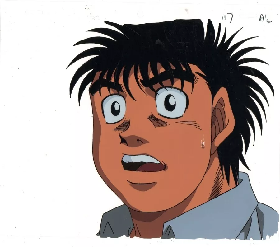 Hajime no Ippo anime cel