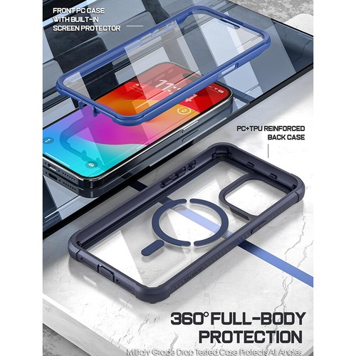 For iPhone 15 Pro 15 Pro Max Case TPU Bumper Shockproof Cover w/Screen Protector - Zdjęcie 2 z 10