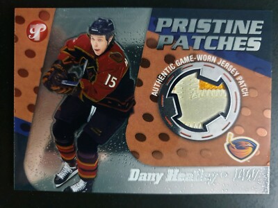 2003-04 Topps Pristine Patches PP-DH Dany Heatley (2CLR) #ed/50
