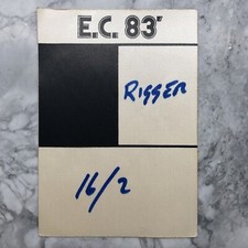 Eric Clapton 1983 Backstage Pass