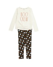 NWT girls Rae Dunn Boo Crew Halloween outfit size 4