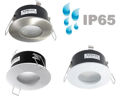 LED Einbaustrahler GU10 Feuchtraum Bad Außen IP65 230V AQUA 3W 5W / 7W dimmbar - Bild 1 von 4