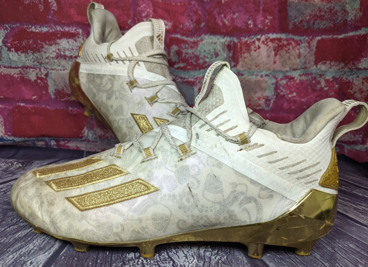 Adidas Adizero New Reign Young King White Gold Chrome Football