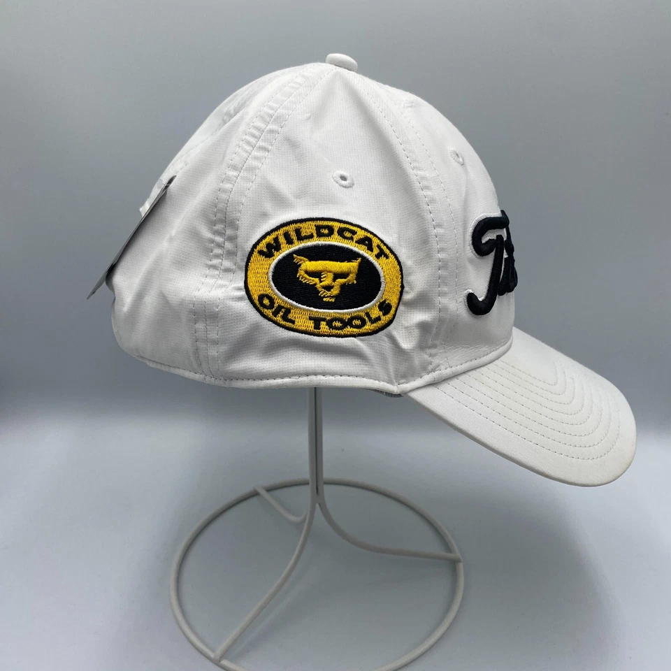 Gorra Titleist Golf Wildcat Oil Tools ajustable con correa blanca Foto 4 de 4
