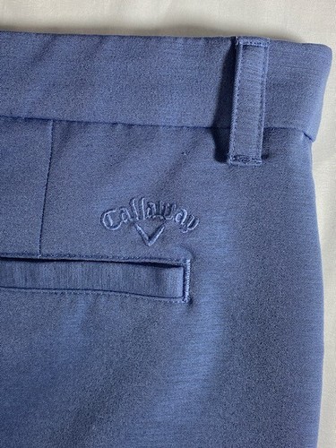 Callaway Golf Men Active Waist Performance Shorts Blue Size 34 - Picture 6 of 6