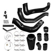 Intercooler Pipe Tube + Cold Air Intake Kit for 03-07 Ford F250 F350 F450 F550 