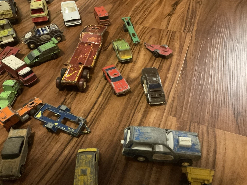 Lot Diecast Cars MATCHBOX Hot Wheels Tootsie Toys Vintage Antique 70s 80s - Image 3 of 4