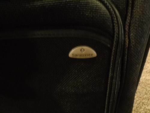 Samsonite schwarz 24" Griff Rollen Softshell Kleidersack Gepäck sehr guter Zustand - Bild 6 von 9