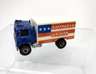 Hot Wheels Redline 1973 Hong Kong American Hauler Box Truck Vintage Flag