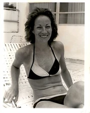 LG991 1978 Orig Photo NORMA LEVY IN LOCAL MOTEL BRITISH SOCIETY MADAM CALL GIRL