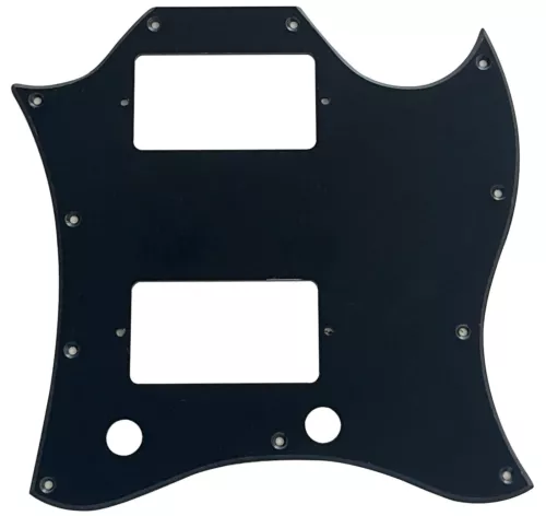 Pickguard For Gibson SG Standard Full Face Style Guitar 1-Ply-BLACK