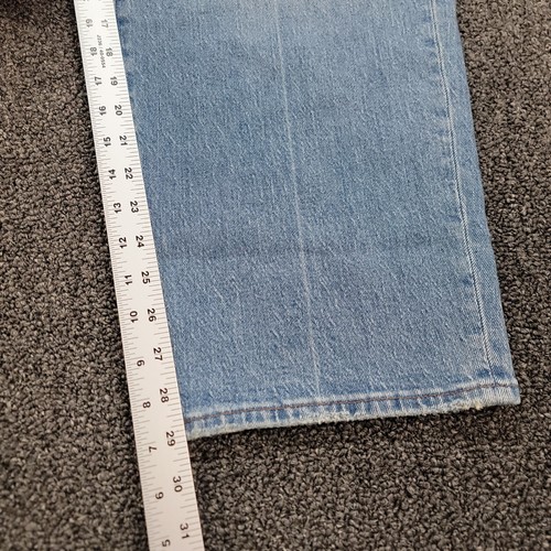 Madewell Jeans Womens 16W Blue Fits 37x29 Curvy 90s Straight High Rise Stretch - Picture 9 of 13