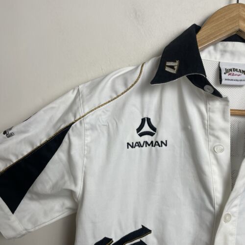 V8 Supercars Shirt Mens S White Signed James Courtney Steven Johnson Jim Beam - 第 6/17 張圖片