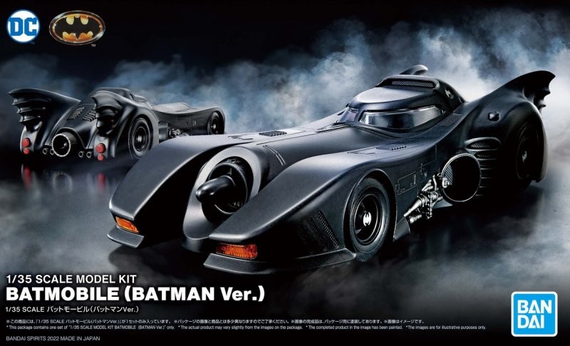 BATMAN - 1989 - Batmobile 1/35 Model Kit Bandai - Image 3