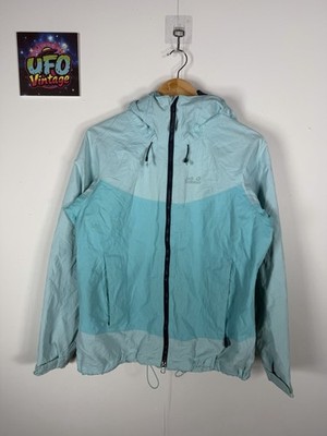 Jack Wolfskin Womens Hooded Texapore Windbreaker Jacket UK 14/16 L Waterproof