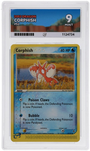 Corphish graded ACE 9 for sale on eBay