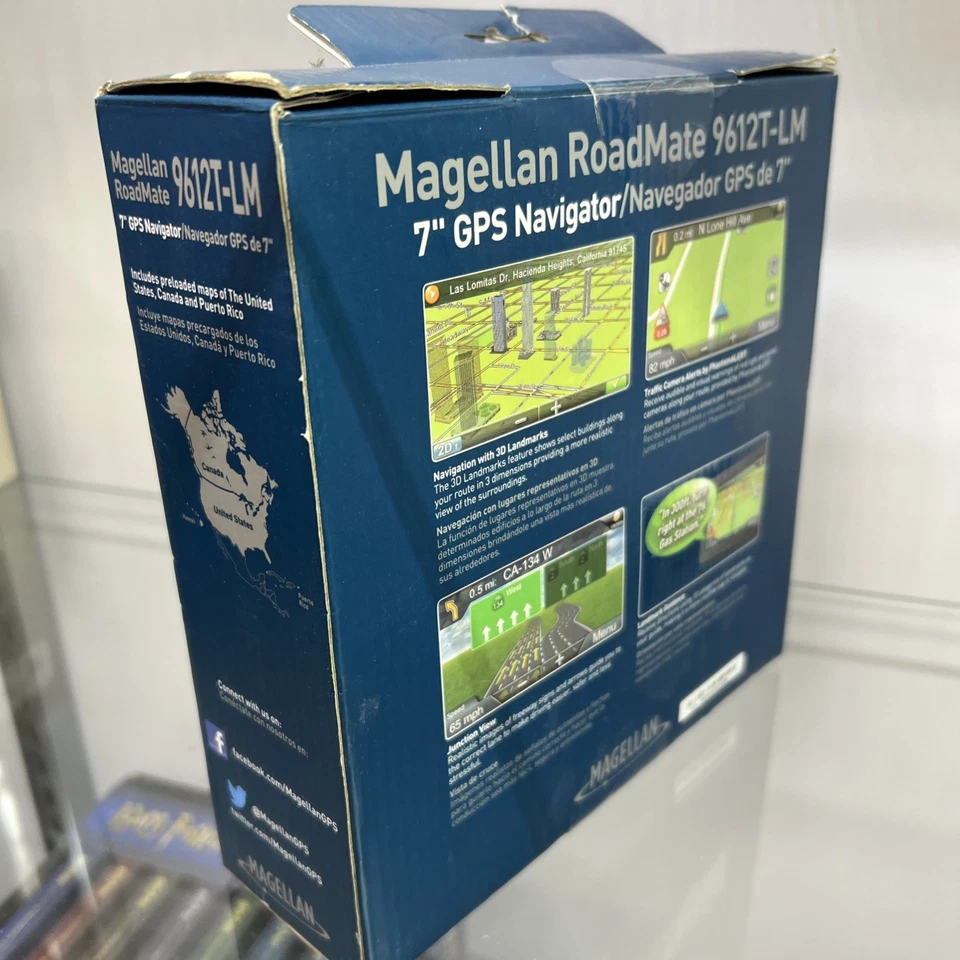 Magellan RoadMate 9612T-LM 7” GPS Navigator Lifetime Updates New Sealed - Image 3 of 4