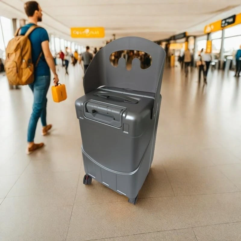 Kids Ride-On Suitcase Rolling Luggage Wheels Ages 3-8 Hard Shell - NIB - Image 4 of 4