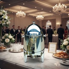 Buffet Juice Dispenser Large Capacity Cold Drink Server with Spigot Elegant