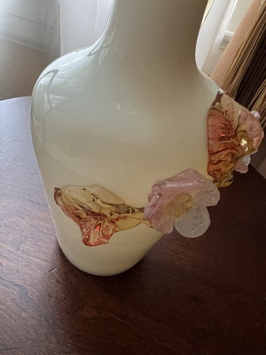 Antique Victorian Stevens Williams Peachblow Art Glass Vase - Picture 8 of 14