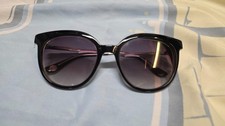 Juicy Couture All Eyes On Juicy Womens Sunglasses Silver Glitter Sides