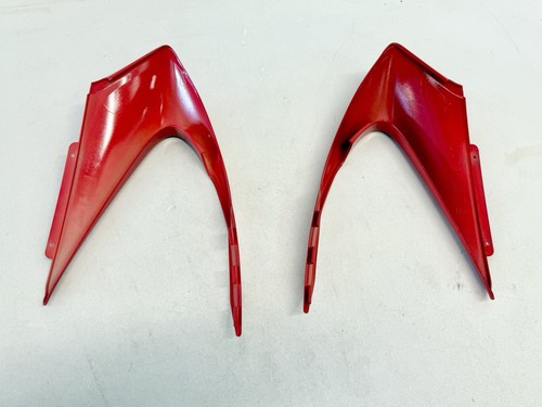 Genuine Ducati Panigale 899 1199 Front Nose Wings Aero Side Panel Red Pair - Picture 5 of 5