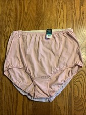 VANITY FAIR Womens 3 PRS Perfectly Yours Cotton BRIEF Panties 9/2XL 15320 NWT