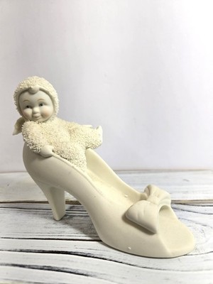 2006 Department 56 Snow Babies Mommy Can I Wear Your Shoes W/box