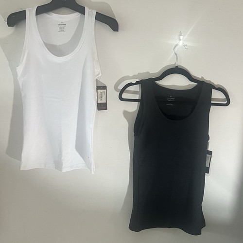 TOMMIE COPPER Tank Damen 2er Pack Core Tank Top weiß schwarz Gr. M