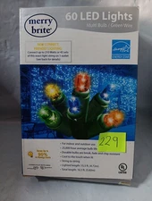 Merry Brite 60 LED Lights, Total Length 16.5 Ft (5.02m)