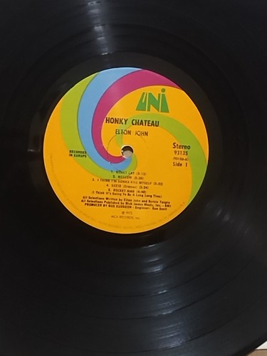 ELTON JOHN - Honky Chateau UNI 93135 LP Vinyl Record NM - Picture 9 of 13