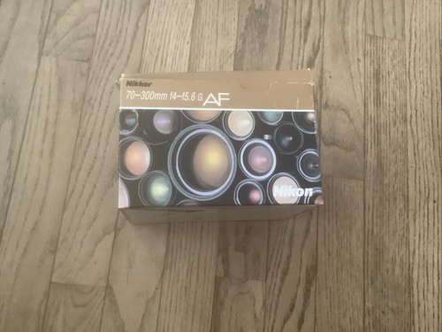 Nikon Nikkor AF 70-300mm f4-5.6G Zoom Lens F100 F4 F5 F6 In Box Mint