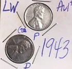 1943 P-D Steel Cent