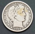 BARBER HALF DOLLAR -- 1900 -- New Orleans Mint