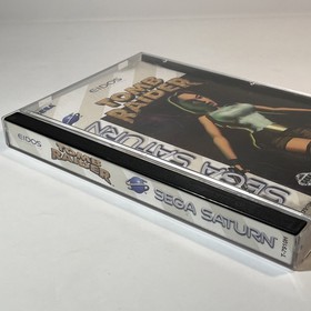 Tomb Raider (Sega Saturn, 1996) CIB Complete w Manual + Registration Card