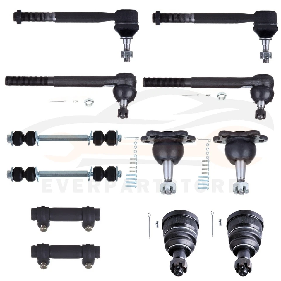 Комплект подвески звеньев переднего стабилизатора подвески для Chevrolet Express 1500 2001-2002 годов выпуска 12 шт. - Изображение 2 из 4