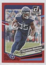 2023 Panini Donruss Press Proof Red Chigoziem Okonkwo #288 17ht