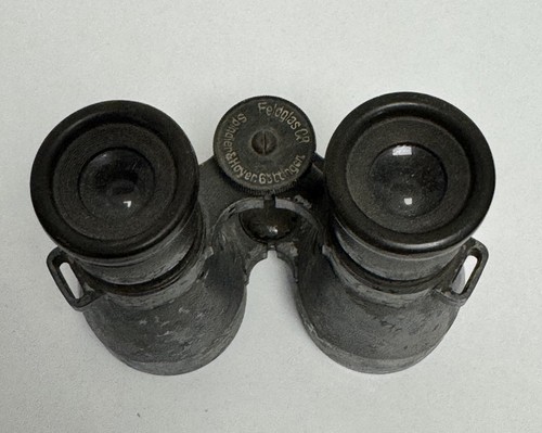 Vintage WWI German Spindler & Hoyer Gottingen Feldglas 08 Field Glass Binoculars