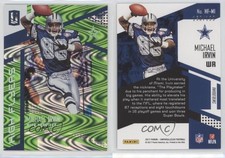 2017 Unparalleled High Flyers Lime Green Swirlorama /199 Michael Irvin HOF