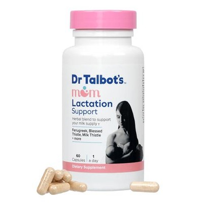 Dr. Talbot's Mom Probiotic Lactation Support Supplement - Herbal Blend of Milk -