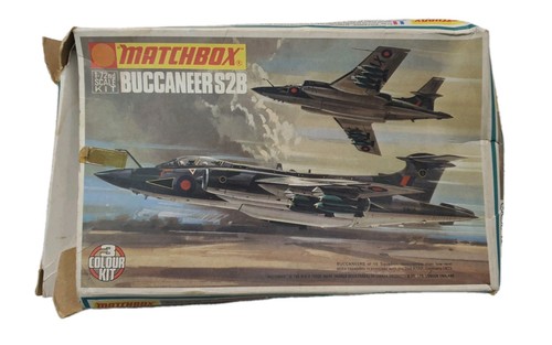Matchbox PK-106 Buccaneer S2B Modellbausatz Vintage selten Maßstab 1:72 Komplettbausatz